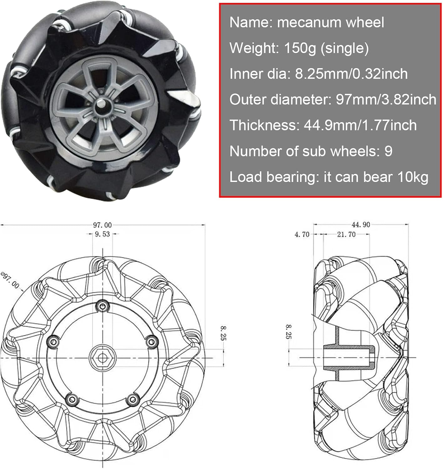Metal Robot Car Chassis Kit