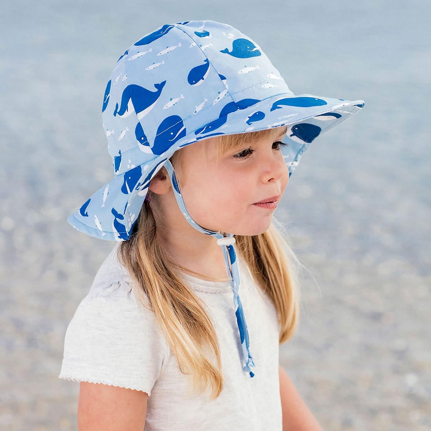 JAN & JUL Adjustable Cotton Floppy Sun Hat with 50+ UPF Protection for Boys