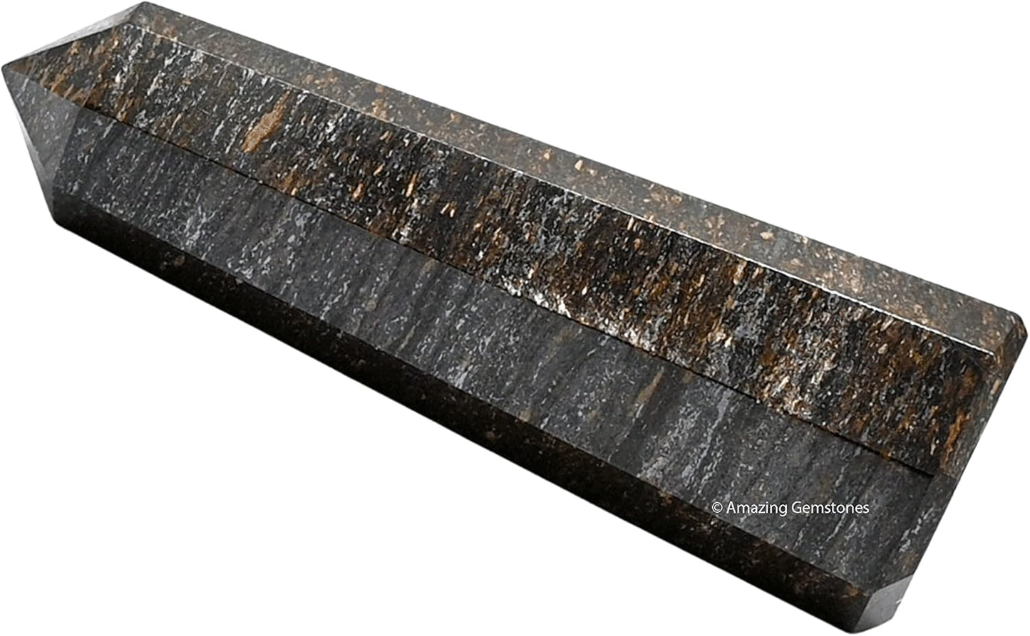 Amazing Gemstone Bronzite Crystal Towers ~ Natural Healing Crystal Point Obelisk for Reiki Healing and Crystal Grid (3- Inch)