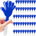 48 Pcs Hand Clappers Noisemakers 7.5 Inch Clappers Noisemakers Plastic Hand Clappers for Birthdays Game Football Sporting Events Cheers Supplies Dance Basketball Football Noisemakers(48)