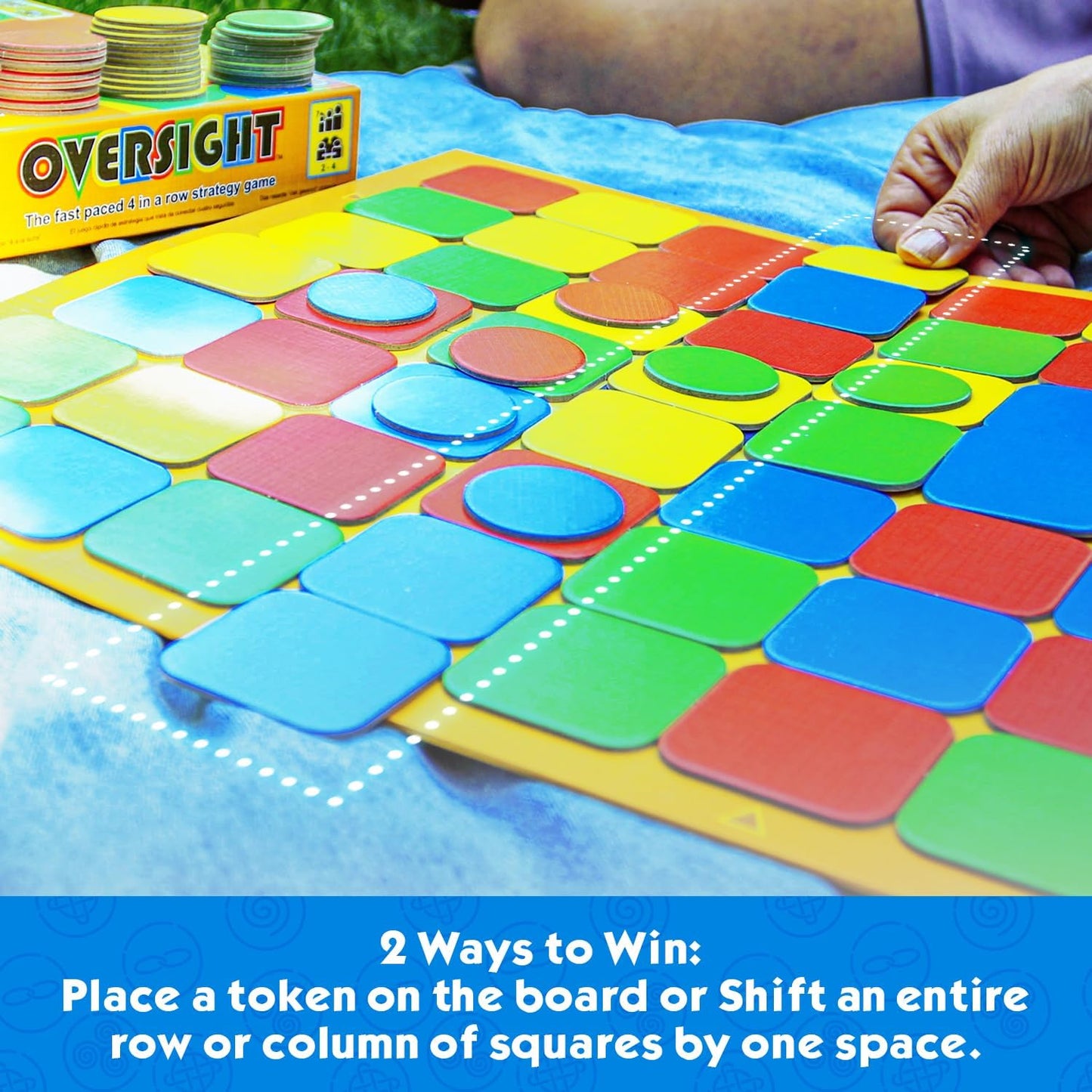 Griddly Kids Oversight – Educational & Fun Strategy Board Game for Family Game Night, Fast-paced Board Games for Adults & Children Alike, Ideal STEM Toys & Kids Games Gift for Children Ages 8-12
