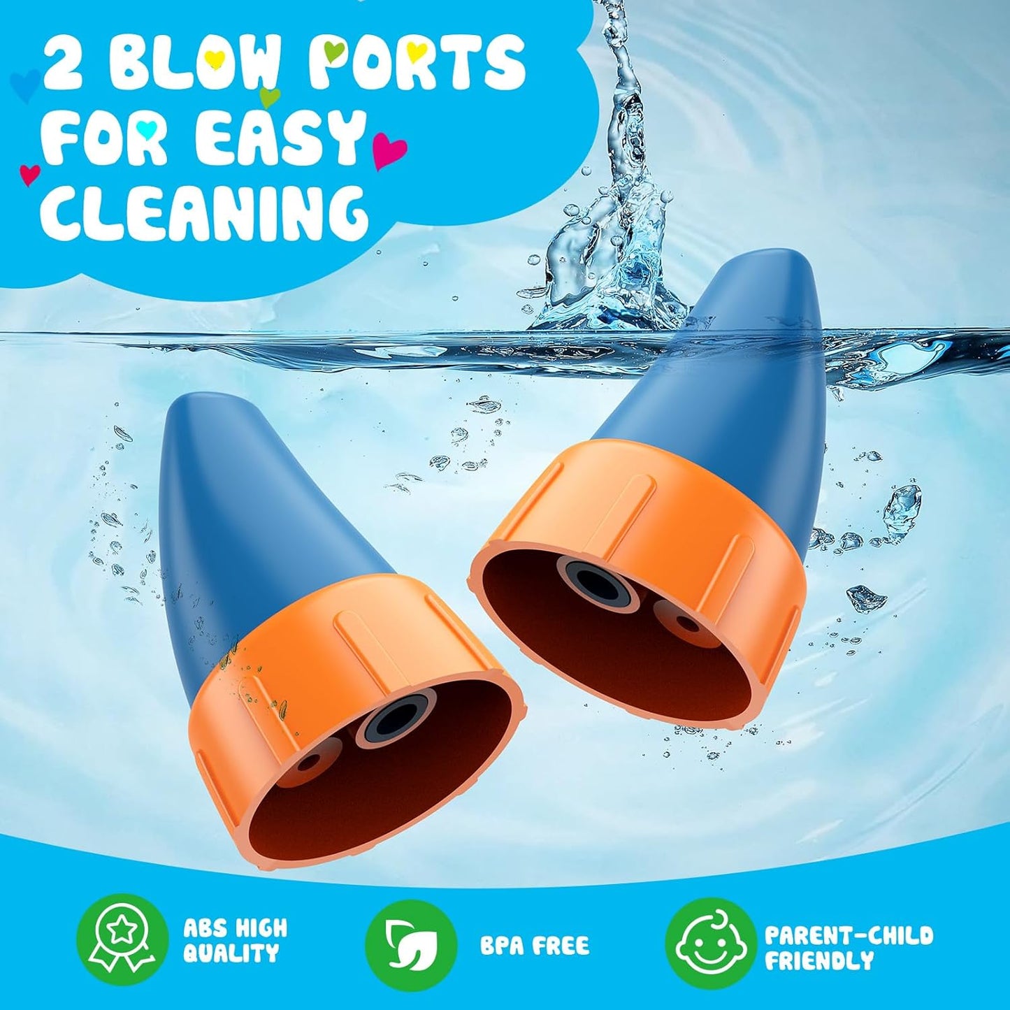 Voice Changer Toy for Kids 5-7: Animal Sounds Horn 30 Fun Sound Effects & Lights Voice Changer Device Kids Hunting Toys Nature Exploration Outdoor Toys for Boys Girls Ages 3-8 Olds, Blue