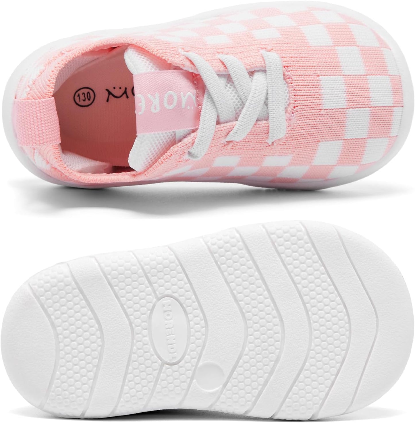 MORENDL Toddler Shoes Baby Walking Sock Shoes Infant Sneakers 0-4 Years Boy Girl Barefoot Tennis Shoe Non-Slip Brethable