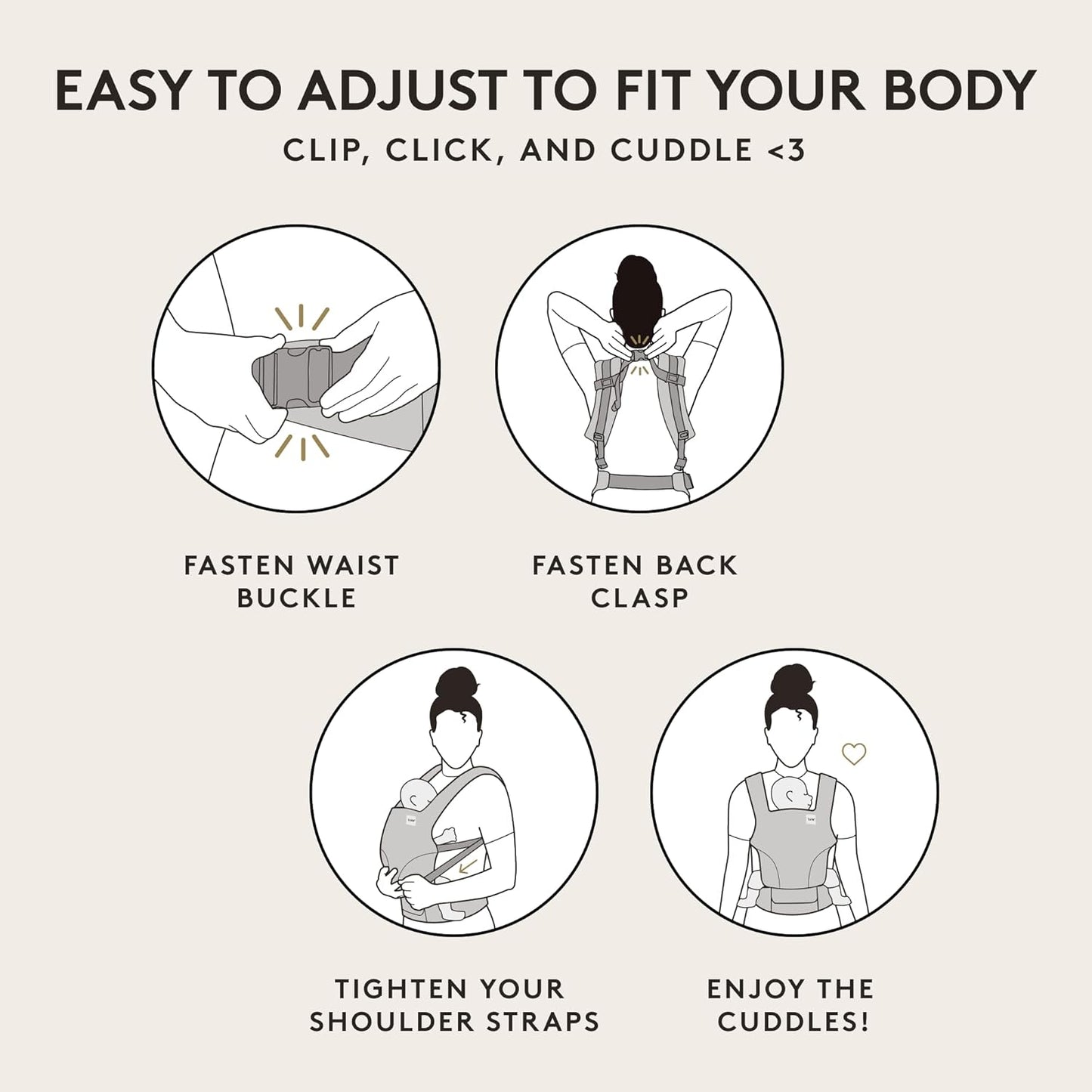 Baby Tula Explore Carriers - Breathable Baby Carrier Newborn to Toddler - Adjustable Toddler Carrier - Multiple Ergonomic Positions Front and Back - Ergonomic Fit for 7-45 lb - Cotton, Seedling