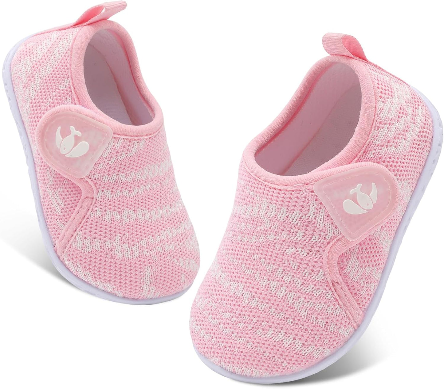 FEETCITY Baby Boys Girls First Walking Shoes Infant Sneakers Crib Shoes Breathable Lightweight Slip On Shoes