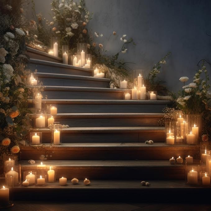 Sawysine 18 Pcs Glass Cylinder Vases 2.5''/2.95''/3.9'' Diameter Clear Flowers Vase Hurricane Floating Candles Holders for Table Centerpieces (3.9 x 8 in,3.9 x 10 in,3.9 x 12 in)