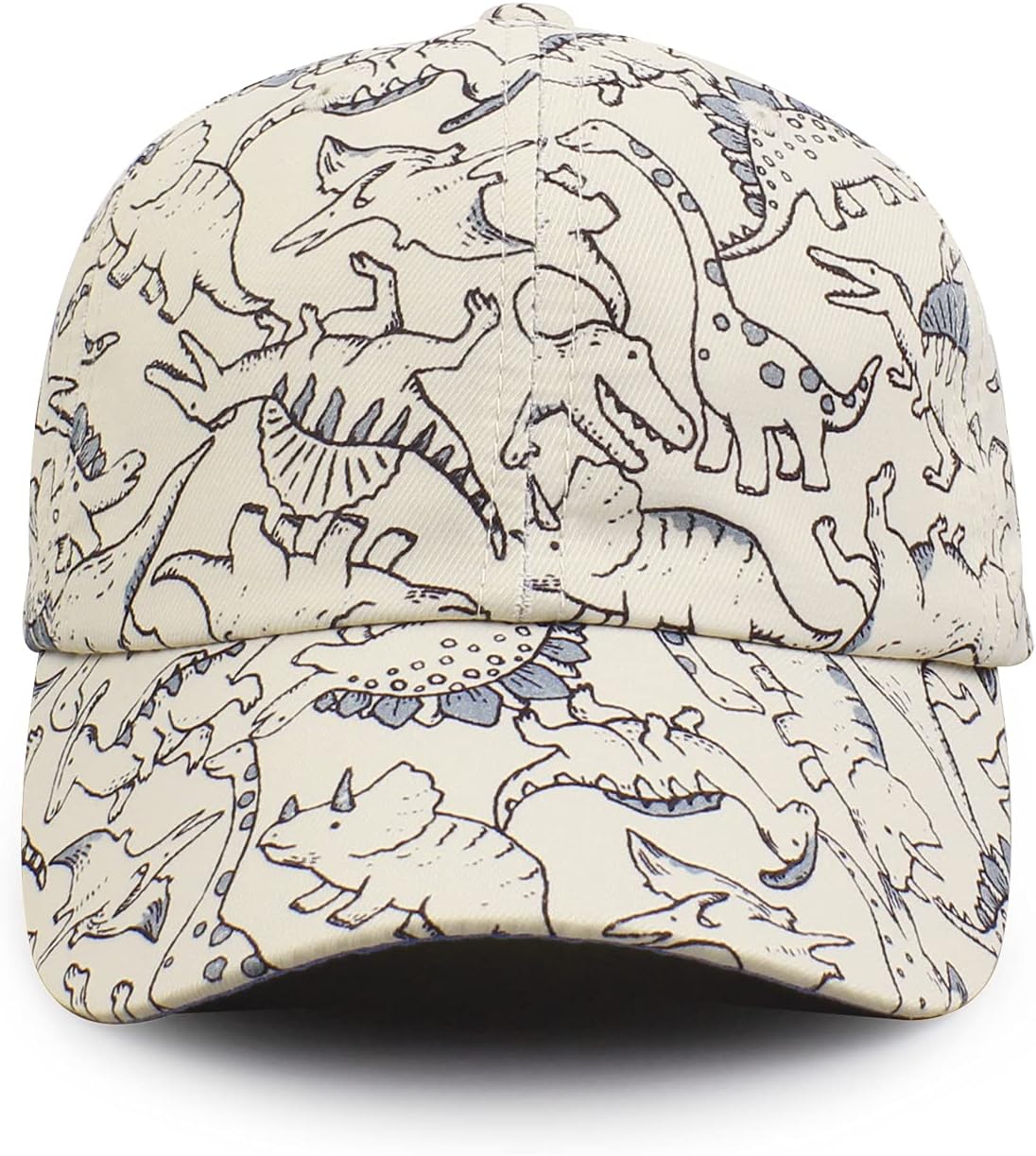 JANGANNSA Dinosaur Boys Girls Caps Embroidery Baby Baseball Caps Cotton Infant Toddler Kids Hat Spring Summer Autumn 2-6Y