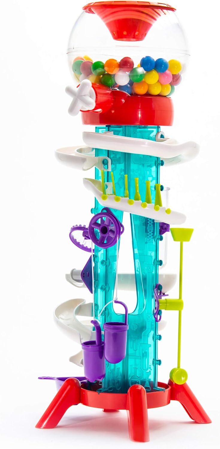 Thames & Kosmos Gumball Machine Maker Lab - Build Machines with Physics & Engineering Lessons | 12 Experiments | Make Your Own Gumball Machines | Includes Gumballs | Award Winner