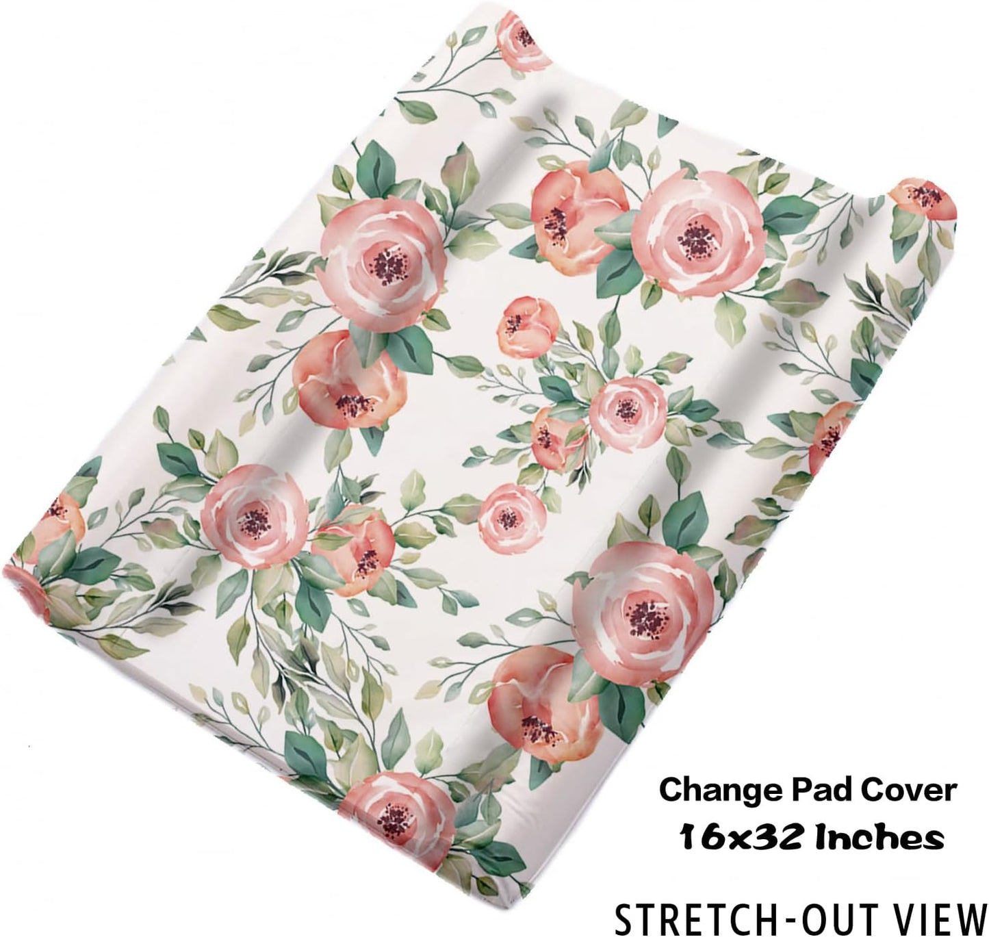 Custom Nursery Crib Bedding Set: Personalized Name 4 Piece Sika Deer & Fox Pattern Baby Crib Sets for Girls - Toddler Double Layer Blanket Set, Comfortable Crib Bed Sheets for Baby Toddlers