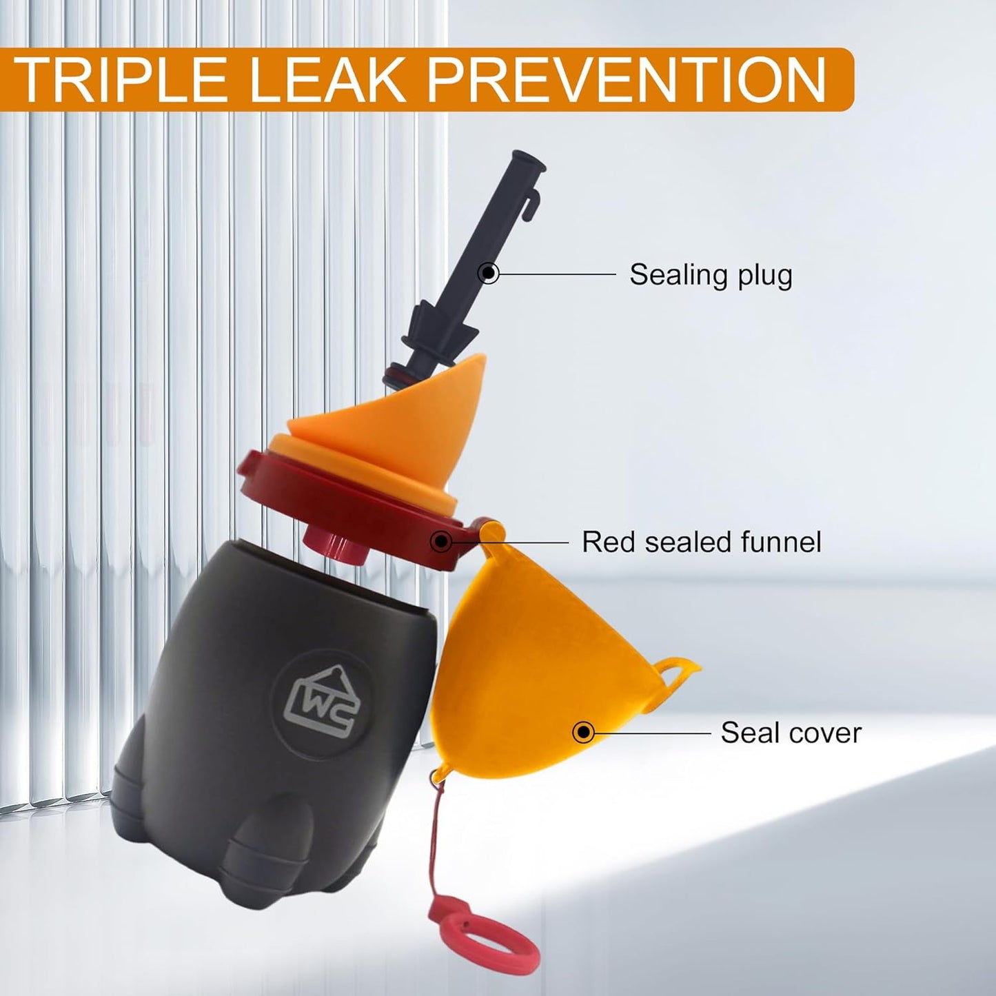 Travel Urinal for Kids,Rocket Toys Portable Emergency Urinal for Toddler,Light and Easy to Carry,Suitable for Car,Travel,Camping and Children's Urinal Potty Training(Vitality Orange)