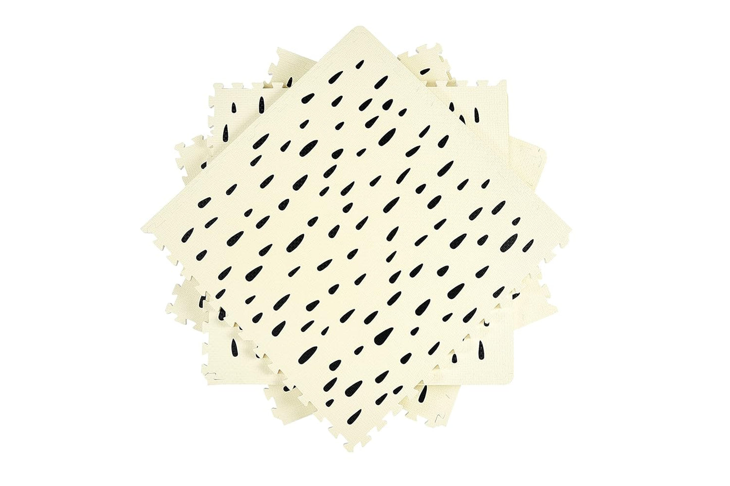 Yay Mats Stylish Extra Large Baby Play Mat. Soft, Thick, Non-Toxic Foam Covers 6 ft x 4 ft. Expandable Tiles with Edges Infants and Kids Playmat Tummy Time Mat (Spencer Animal)