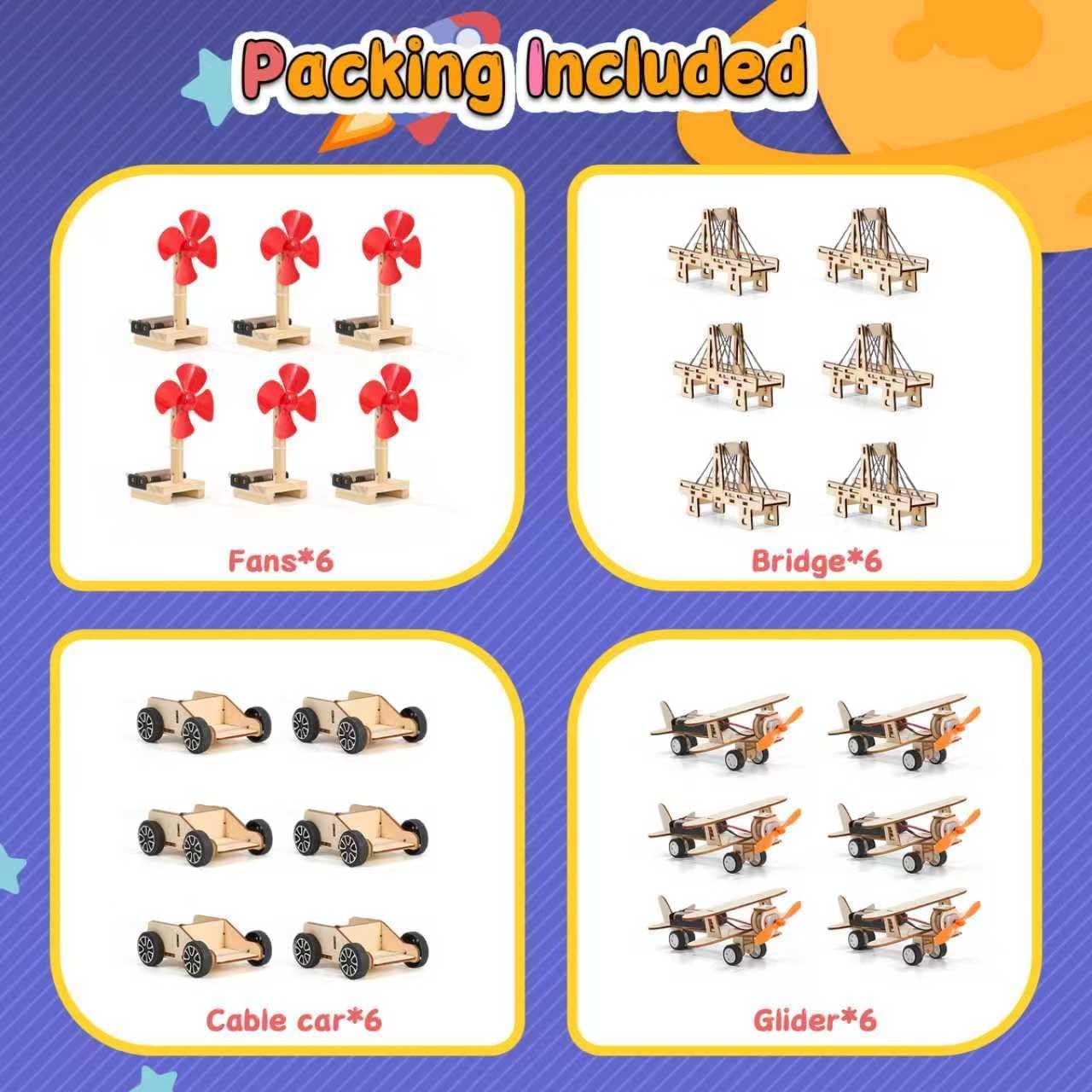 24 Pcs Party Favors for Kids Age 6-10, Treasure Box Toy Stem Kit Party Favors Science STEM Kits for Boys girls Age 6 7 8 9 10 12 Classroom Giveaways, Carnival Prizes, Birthday Treats, Party Supplies