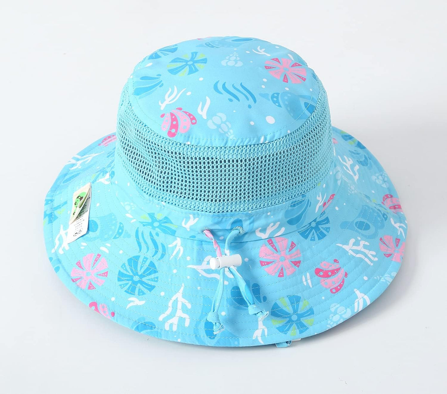 Home Prefer UPF50+ Wide Brim Sun Hat Boys Girls Sun Protection Hat Zoo Beach Swim Safari Bucket Hat for Baby Toddler Kid