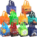 PARSUP 20PCS Halloween Trick or Treat Bags, Non-Woven Large Gift Tote Bags with Handles for Gifts Wrapping, Party Supplies, 7.9 * 7.9 * 3.15inch