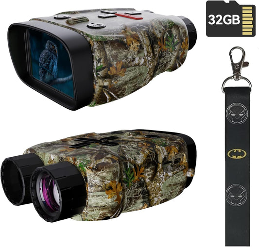 Night Vision Goggles for Kids Gifts with 32GB Card,Birthday Ideas Present 5X Zoom Kids Camera Night Vision Binoculars