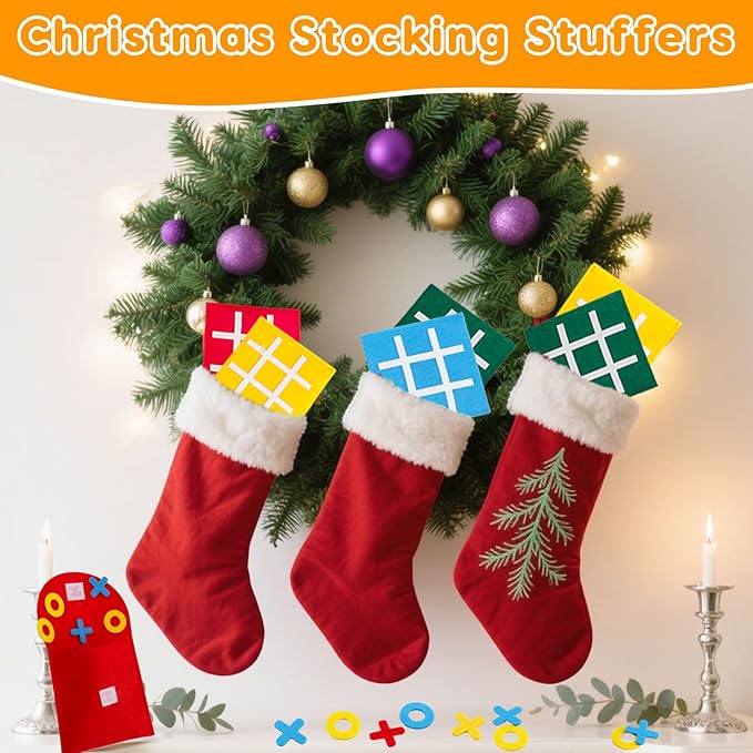 24PCS Tic Tac Toe Strategic Board Game for Kids, Birthday Party Favors Bulk for Kids 4-8 8-12 Halloween Goodie Treat Bags Stuffers Return Gifts Classroom Treasure Chest Box Toys Carnival Prizes