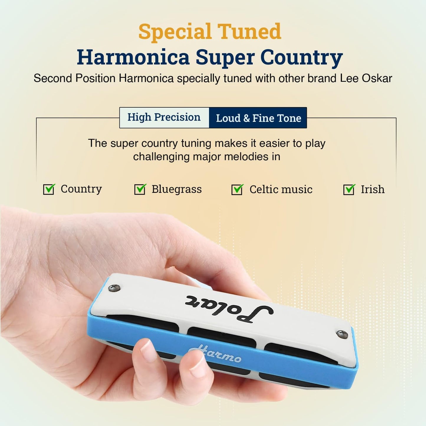 Harmo Polar Super Country harmonica - A