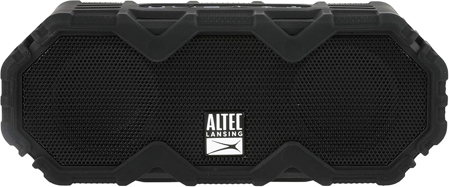 Altec Lansing LifeJacket Mini - Waterproof Bluetooth Speaker with Lights, Portable Wireless Speaker for Pool, Beach, Hiking, Sports, Camping, 16 Hour Playtime, Floats in Water