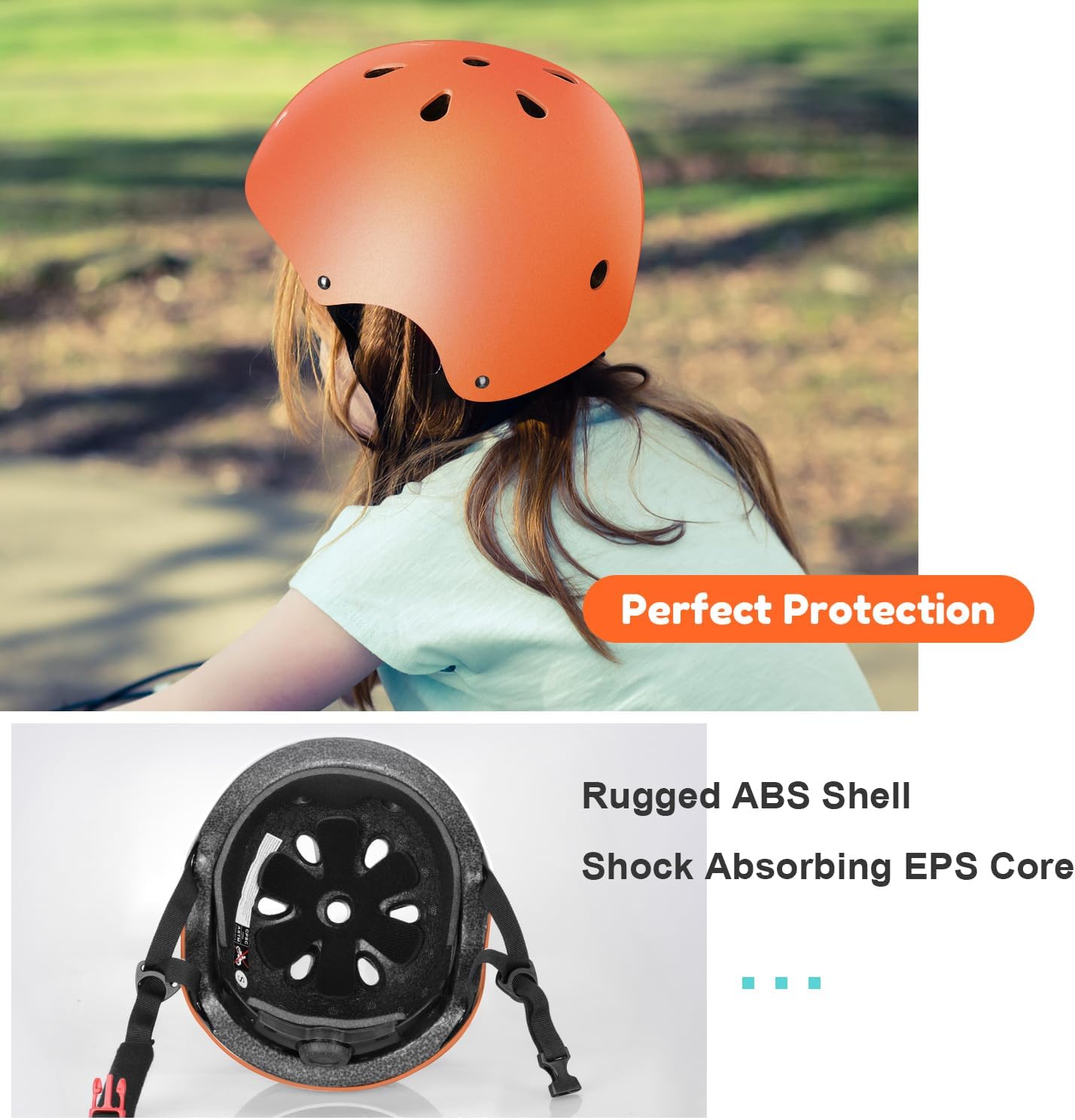 Kids Helmet, Toddler Adjustable Kids Ages 3-8 Years Old Boys Girls Multi-Sports Safety