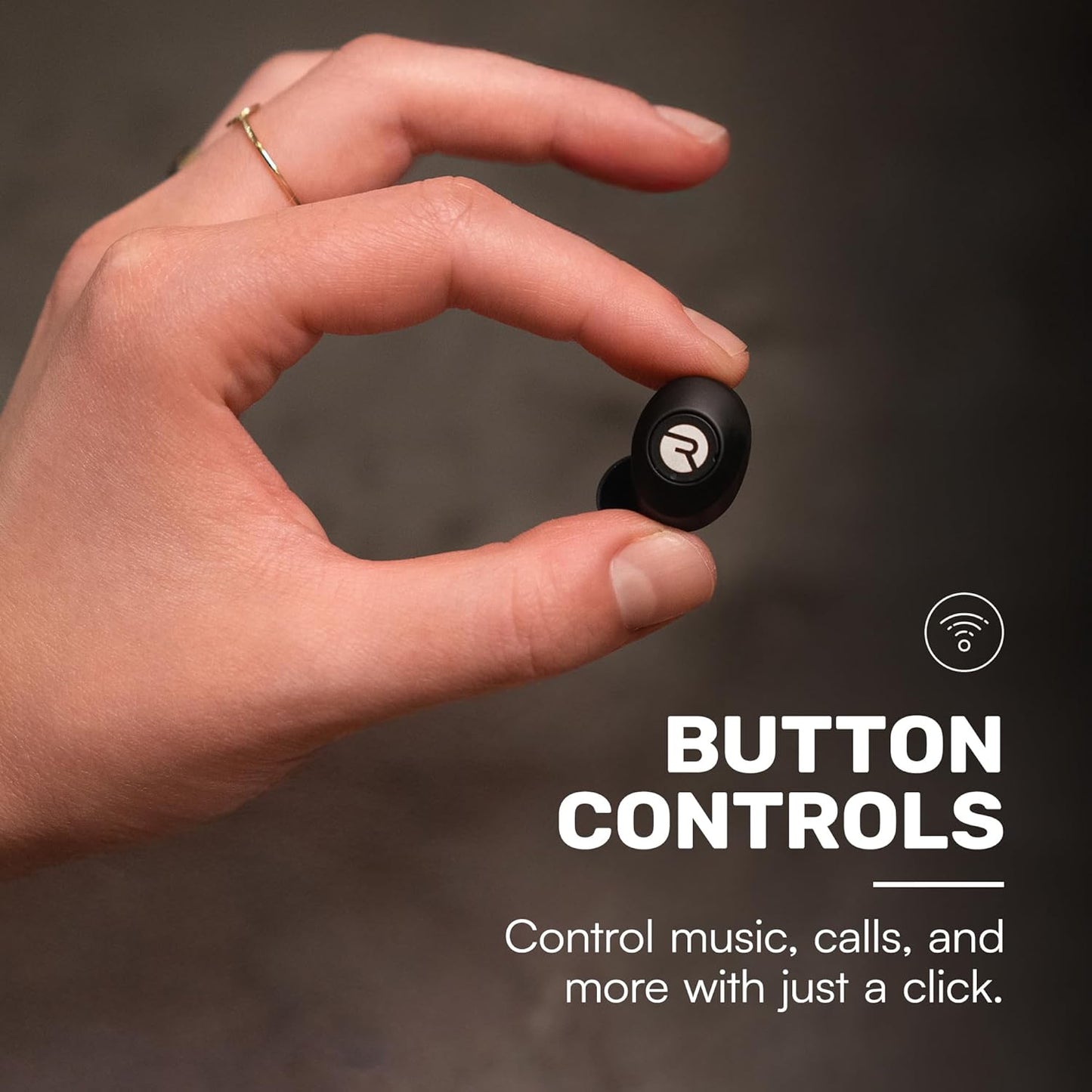 Raycon Everyday Earbuds Classic Bluetooth Wireless with Microphone - Stereo Sound, Active Noise Canceling, in-Ear Bluetooth Headset True Wireless Earbuds 32 Hours Playtime (Purple)