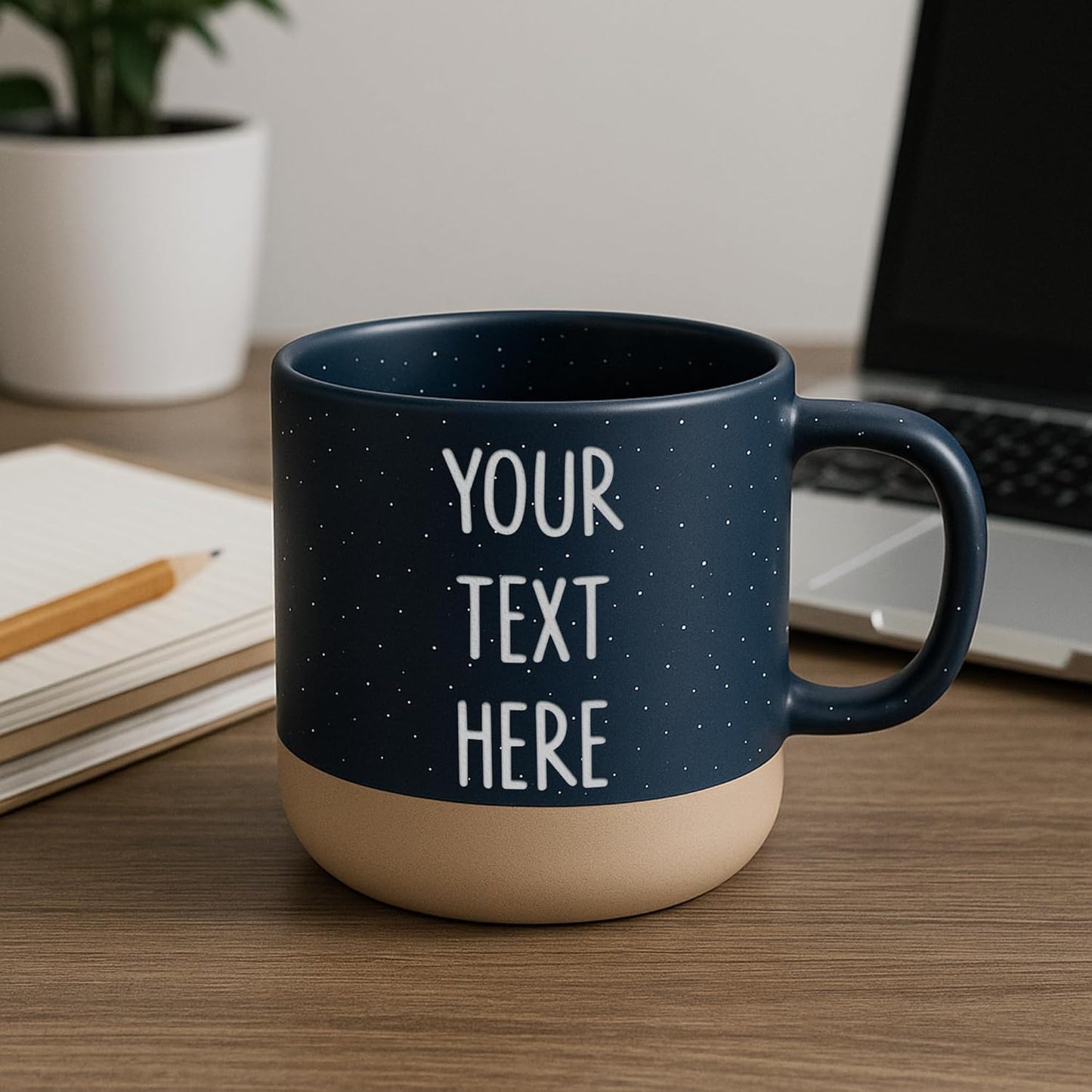 Custom Coffee Mug – Personalized Ceramic Cup with Name – 12 oz Cute Coffee Mugs – Unique Customized Gifts – Design Your Own Customizable Mug – Large Custom Cups for Men & Women (02)