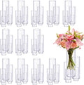 60pcs Glass Vase Cylinder Vases for Centerpieces Small Flower Glass Vases Home Decor Centerpiece Table Clear Flower Vase Decorations for Wedding＆Holiday 6，6，7.8，9.8，11.8 Inch Tall