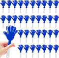 36 Pcs Hand Clappers Noisemakers 7.5 Inch Clappers Noisemakers Plastic Hand Clappers for Birthdays Game Football Sporting Events Cheers Supplies Dance Basketball Football Noisemakers(Blue and White)
