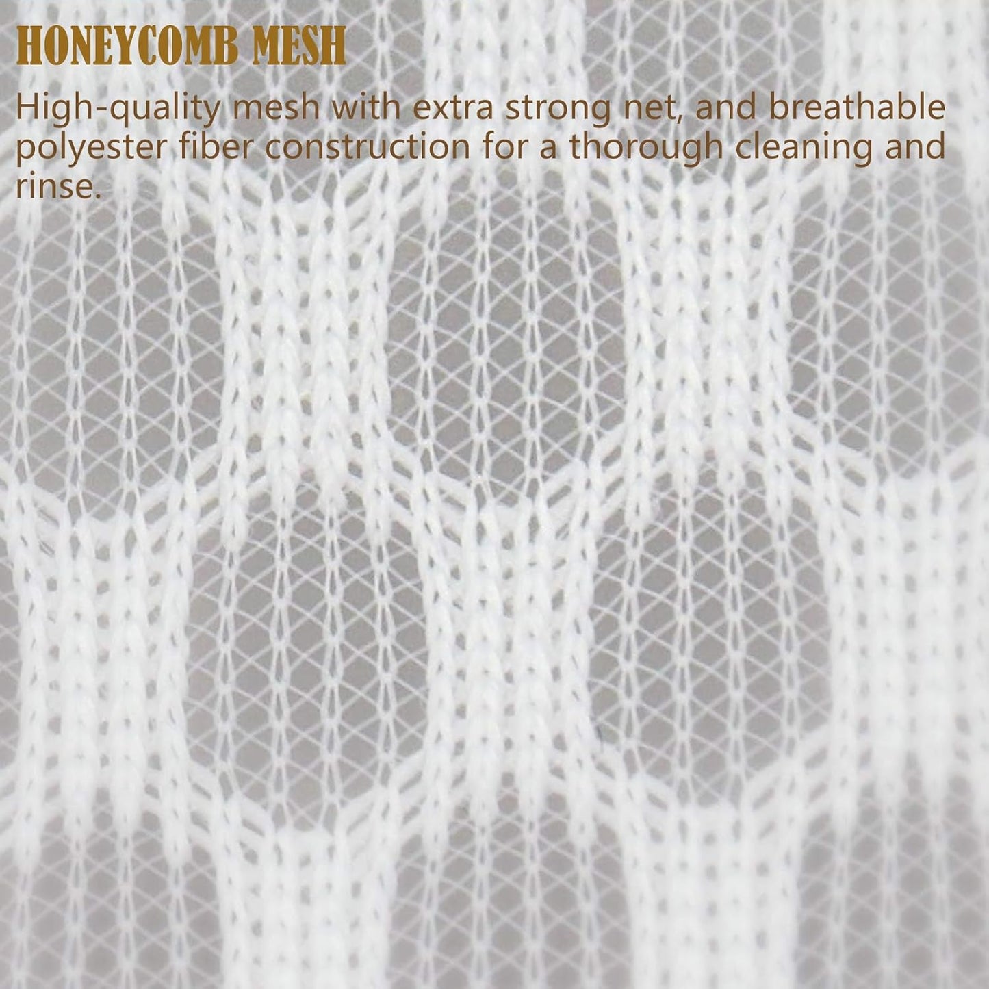 PrettyCare 3 Large (16x19inch) Mesh Laundry Bags for Delicates, Durable Honeycomb Wash Bags with Premium Zippers - Laundry Essentials Mesh Bags for Lingerie, Bras, Socks, Sweater, Travel & Organizing