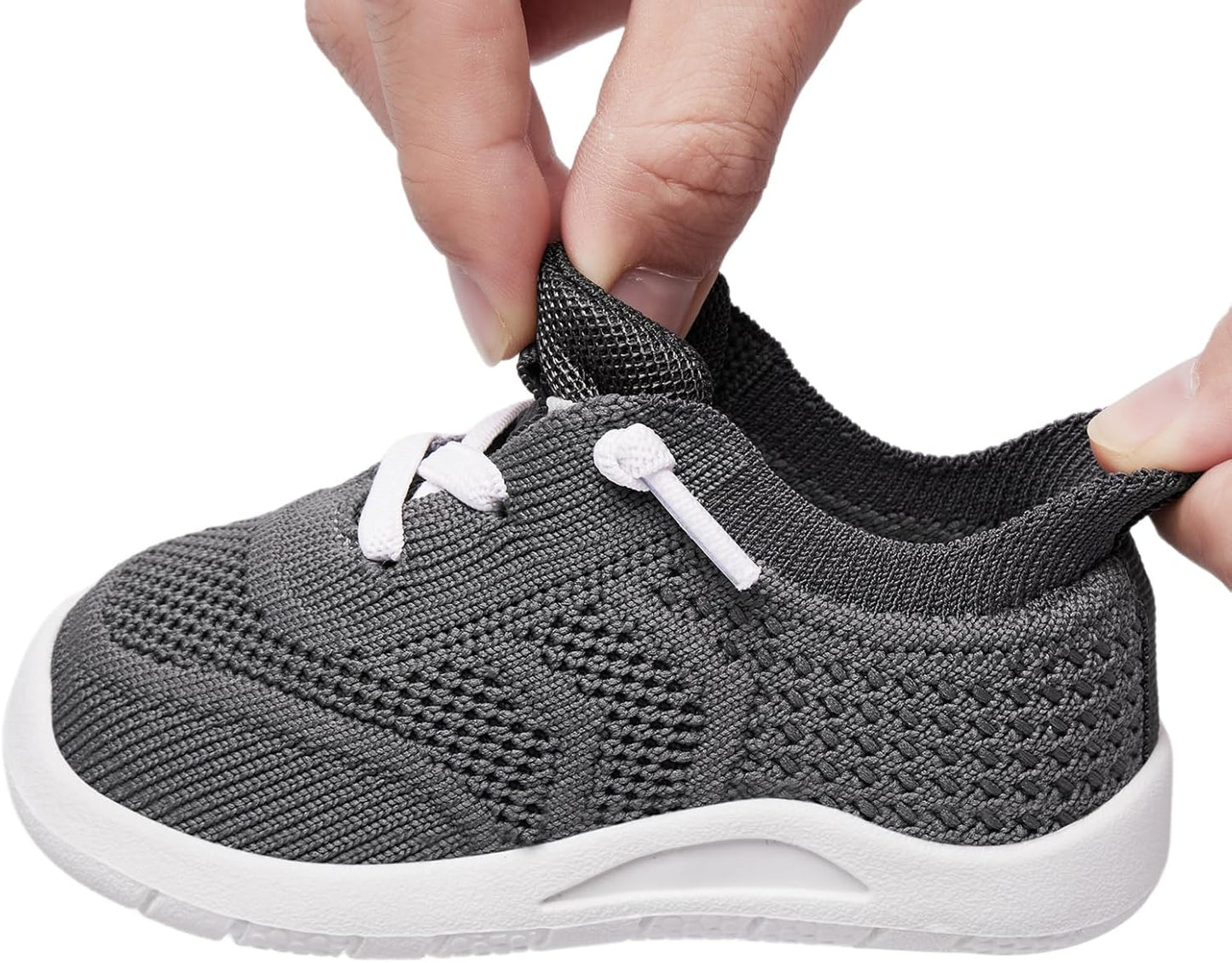 MORENDL Toddler Shoes Baby Walking Sock Shoes Infant Sneakers 0-4 Years Boy Girl Barefoot Tennis Shoe Non-Slip Brethable