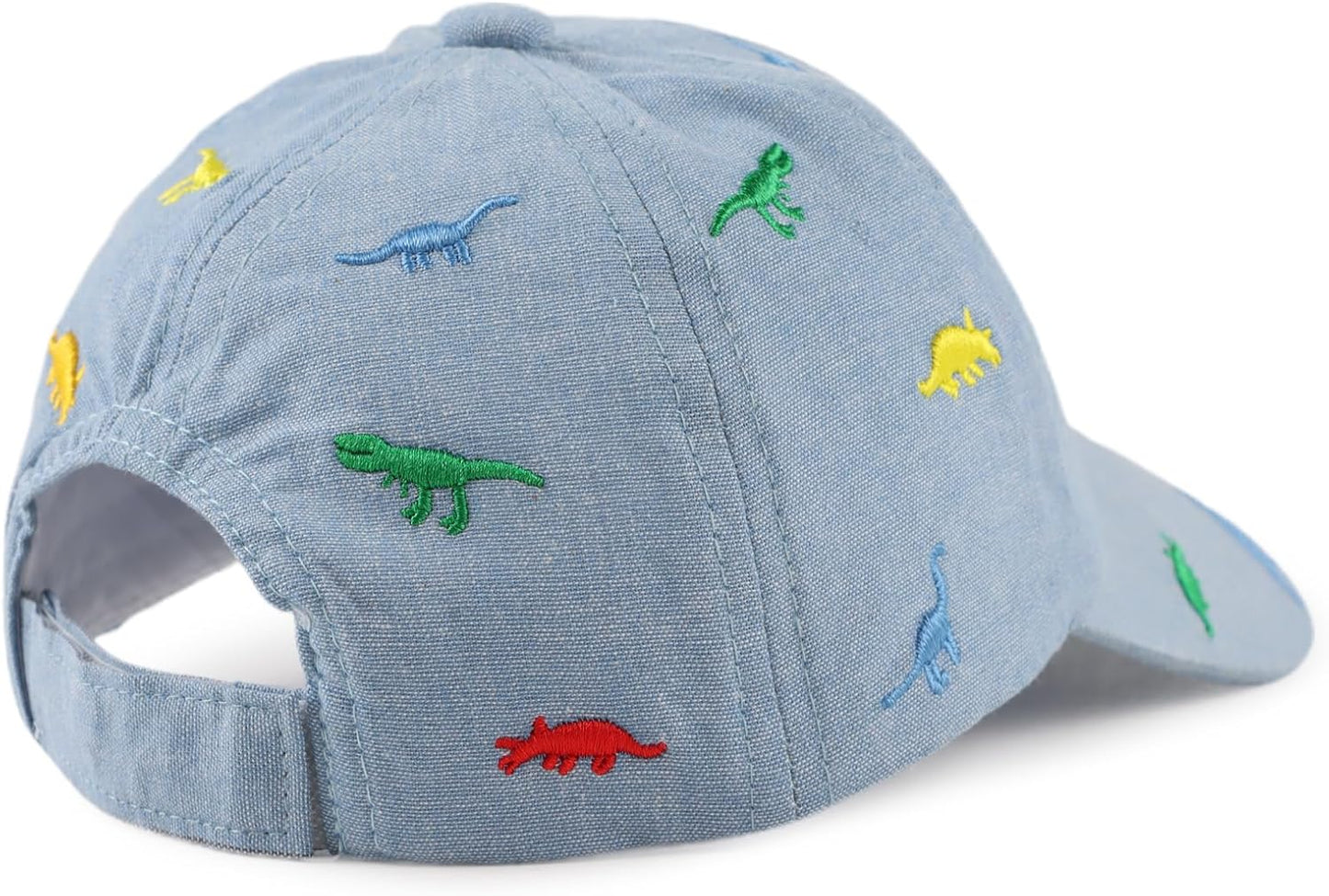 JANGANNSA Dinosaur Boys Girls Caps Embroidery Baby Baseball Caps Cotton Infant Toddler Kids Hat Spring Summer Autumn