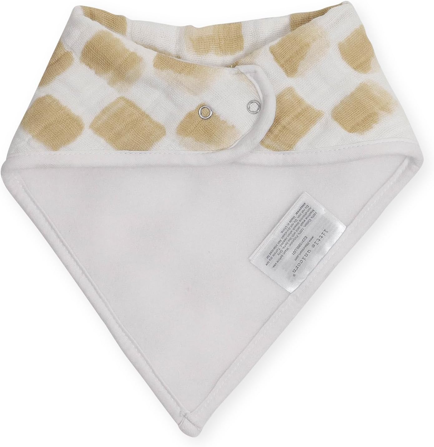 Little Unicorn Cotton Muslin with Fleece Bandana Bib