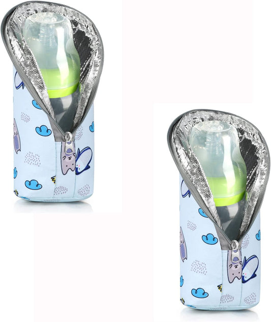 Accmor Baby Bottle Cooler Tote Bags, Insulated Breastmilk Cooler Bag, Nursing Bottle Cooler Warmer Bag for Nursing Mom Daycare Travel