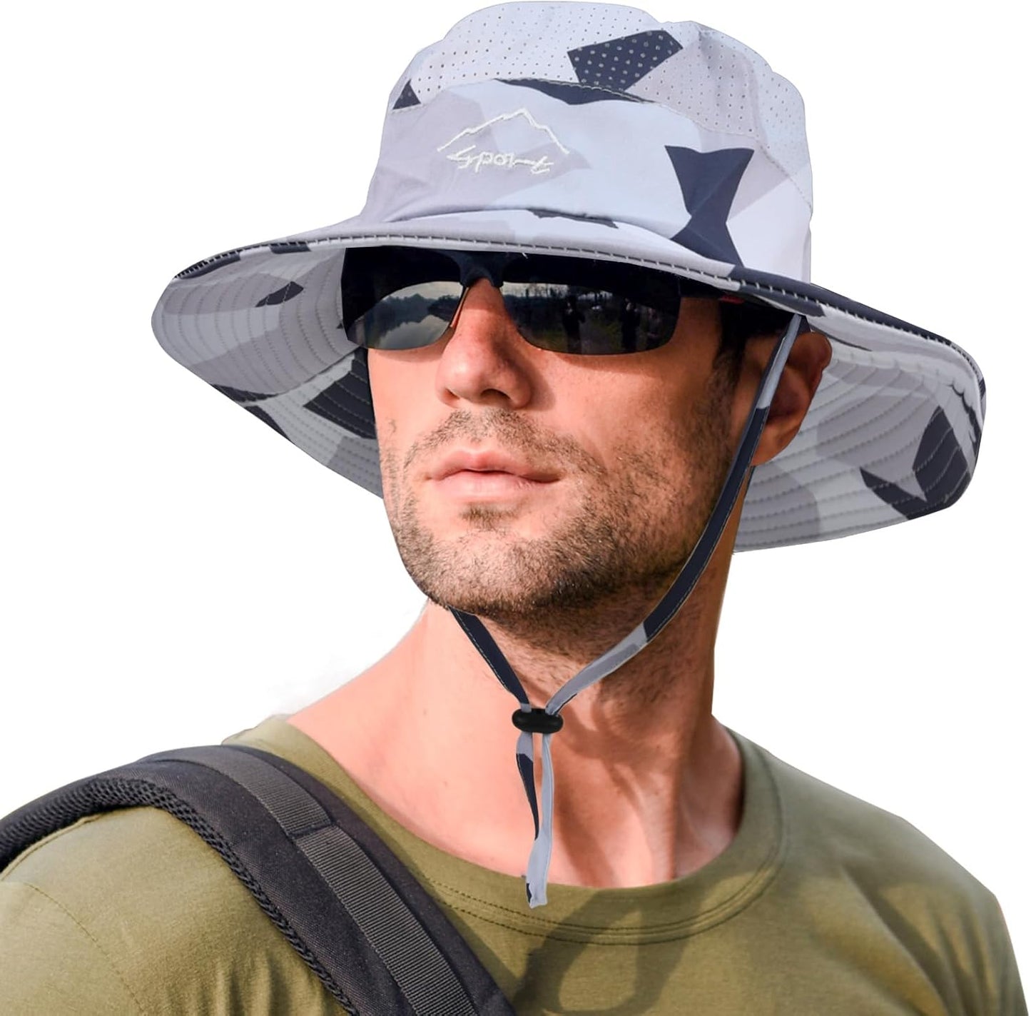 Sun Hats for Men Women Fishing Hat UPF 50+ Breathable Wide Brim Summer UV Protection Hat