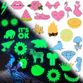 QTL Glow in The Dark Stickers for Wall Stickers for Kids Glow in Dark Stickers for Decor Kids Bedroom Stocking Stuffers 30Pcs