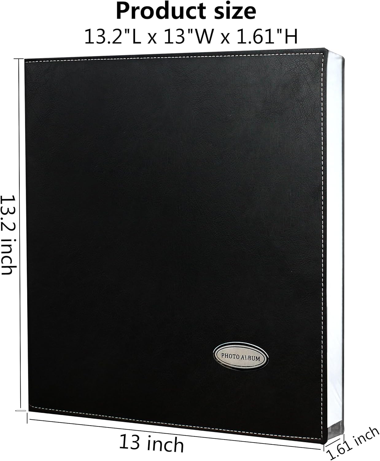 Self-Adhesive Photo Album, Dust-free, glue free and waterproof Scrapbook Album, Family album, Leather Cover, Hand Made DIY Albums Holds 3x5, 4x6, 5x7, 6x8,8x10 photos