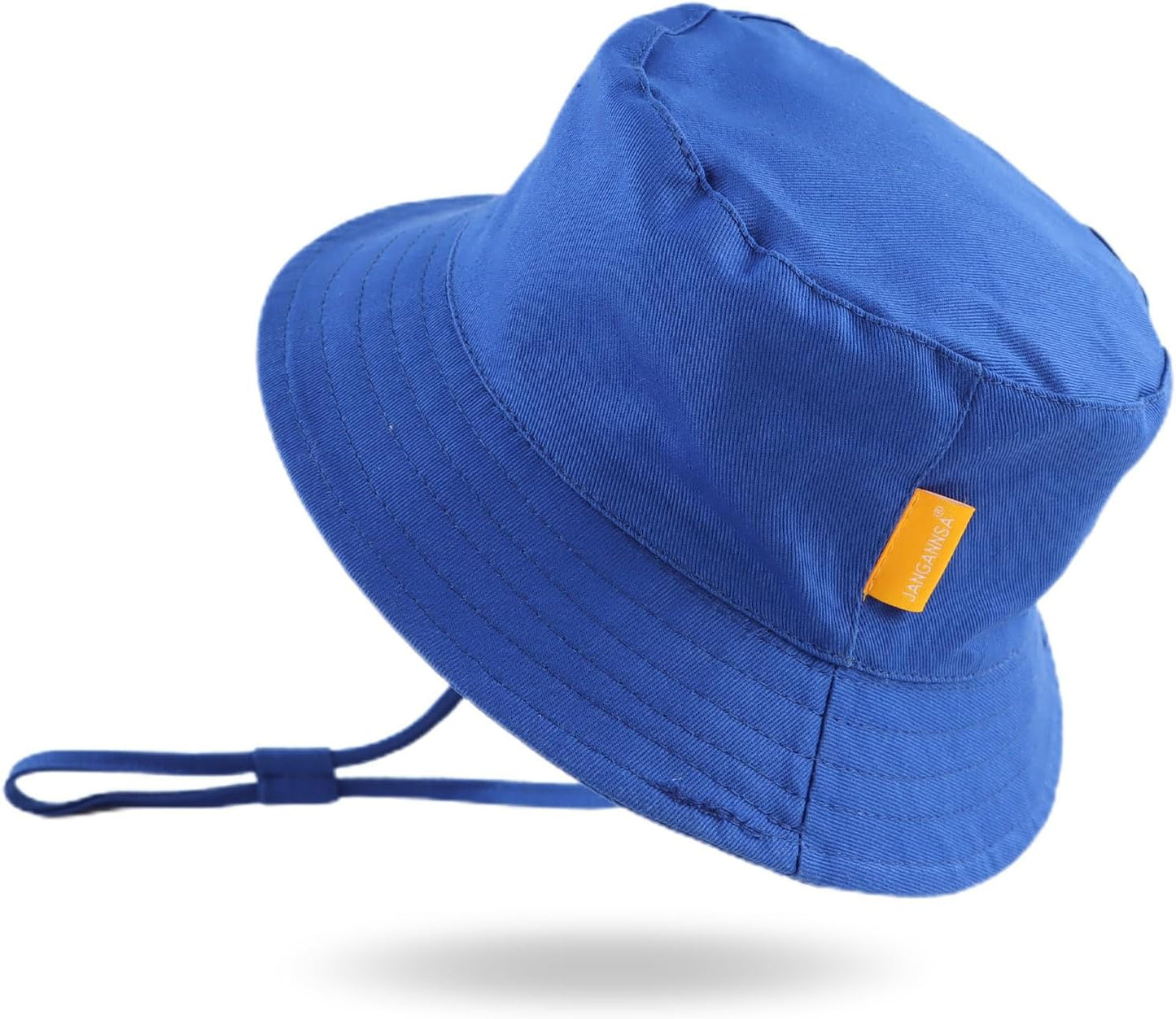 JANGANNSA Cotton Baby Sun Hat Infant Toddler Boys Girls Bucket Hats Summer Sun Protection Kids Beach Caps