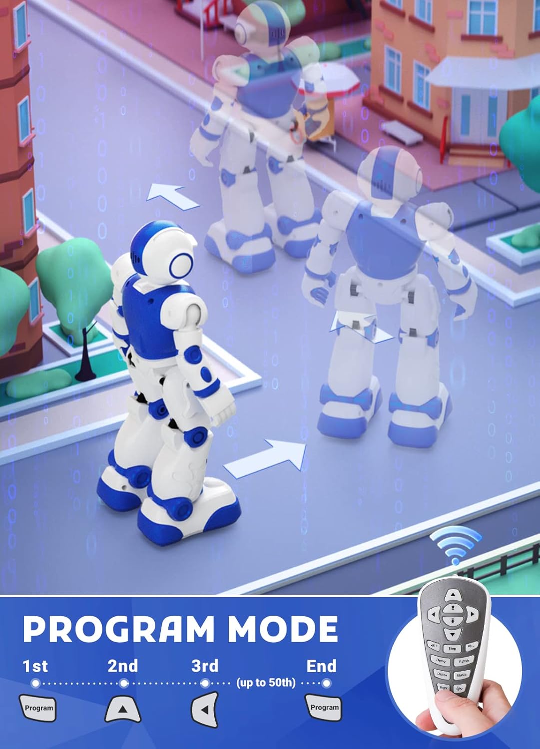 Robot Toys for Kids,Programmable Remote Control Smart Walking Dancing Robot Toy with Gesture & Sensing for Age 4 5 6 7 8 9 10 Year Old Boys for Birthday Present