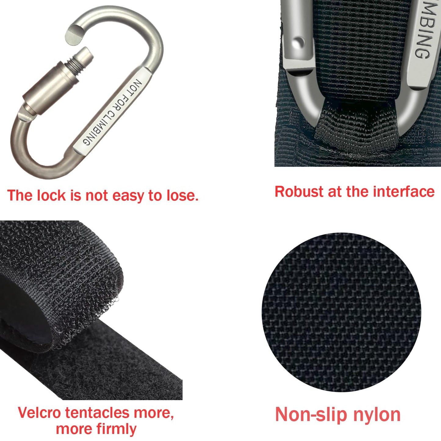 Baby Stroller Hook, Carry 30 lbs per Stroller Carabiner Clip, Adjustable Baby Stroller & Car Seat Hook for Hanging Diaper Bag, Wheelchair,Golf cart, Shopping and Pet Cart(2 Pcs Green)