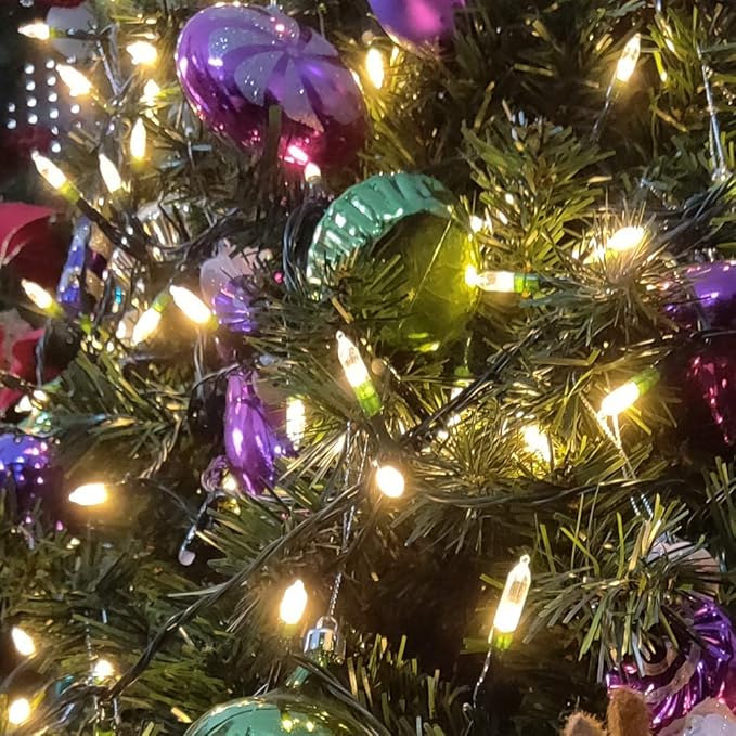 Christmas Lights, Battery Operated String Lights 18ft 50 LED 8 Modes LED Mini Lights with Timer for Christmas Tree Wreath Party Home Indoor Outdoor Decor, Waterproof, Warm White