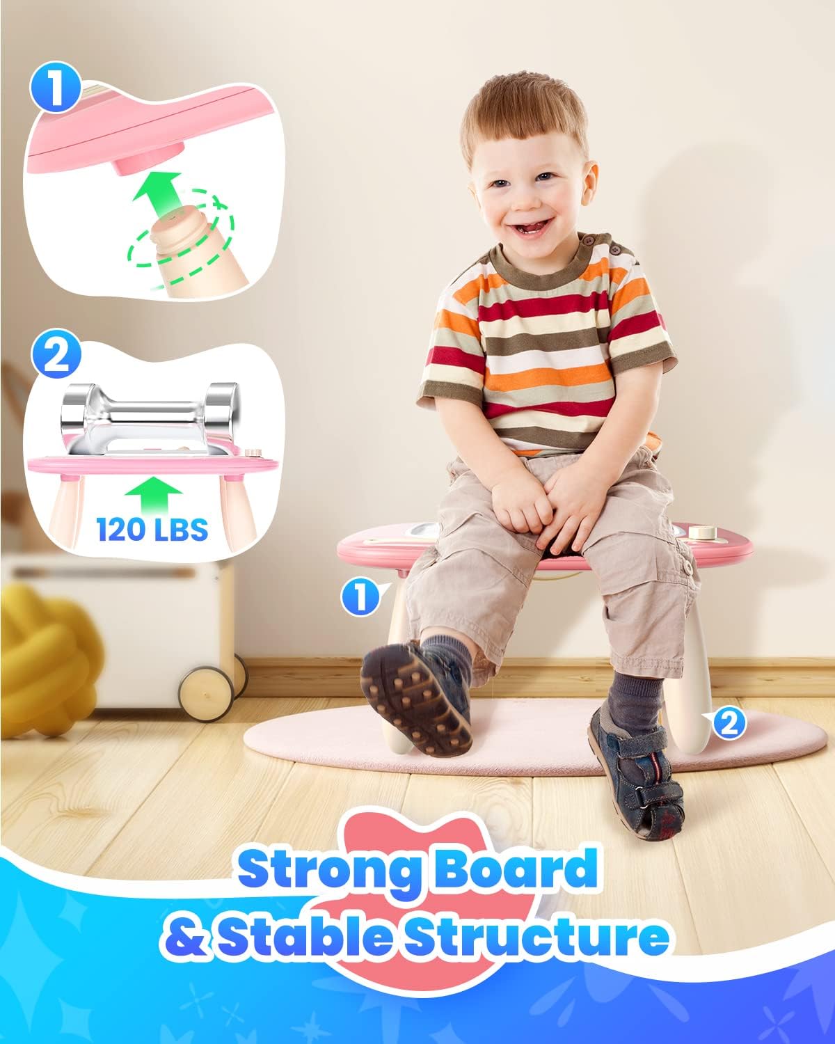 Magnetic Drawing Board, Toddler Girl Toys for 1-2 Year Old, Doodle Board Pad Learning and Educational Kids Toys for 1 2 3 Year Old Baby Girl Birthday Christmas GIF- Pink