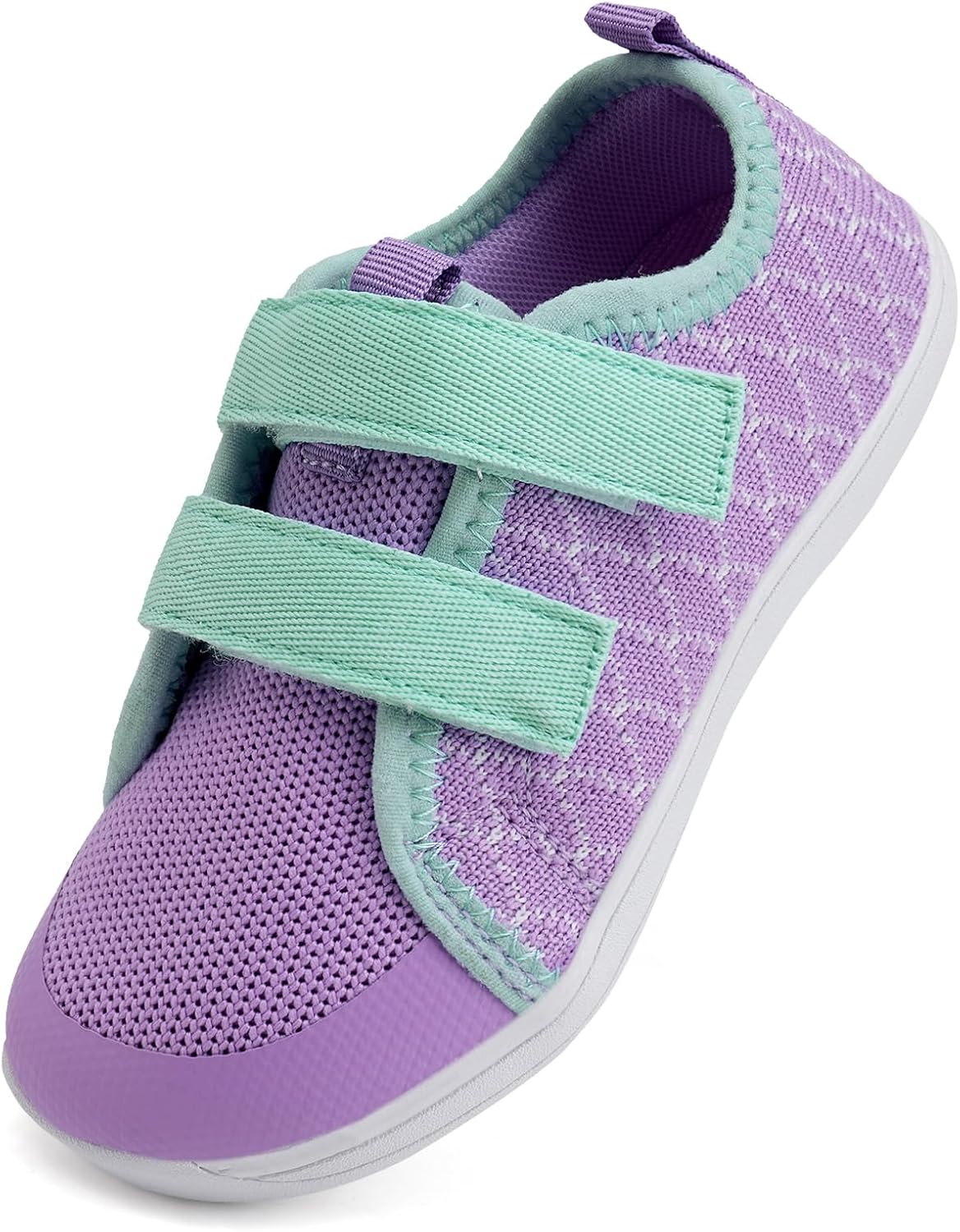 WateLves Toddler Little Kids Wide Barefoot Shoes The First Walking Shoes Girls Boys Breathable Zero Drop Minimalist Sneakers with Wide Toe Box Natural to Grow