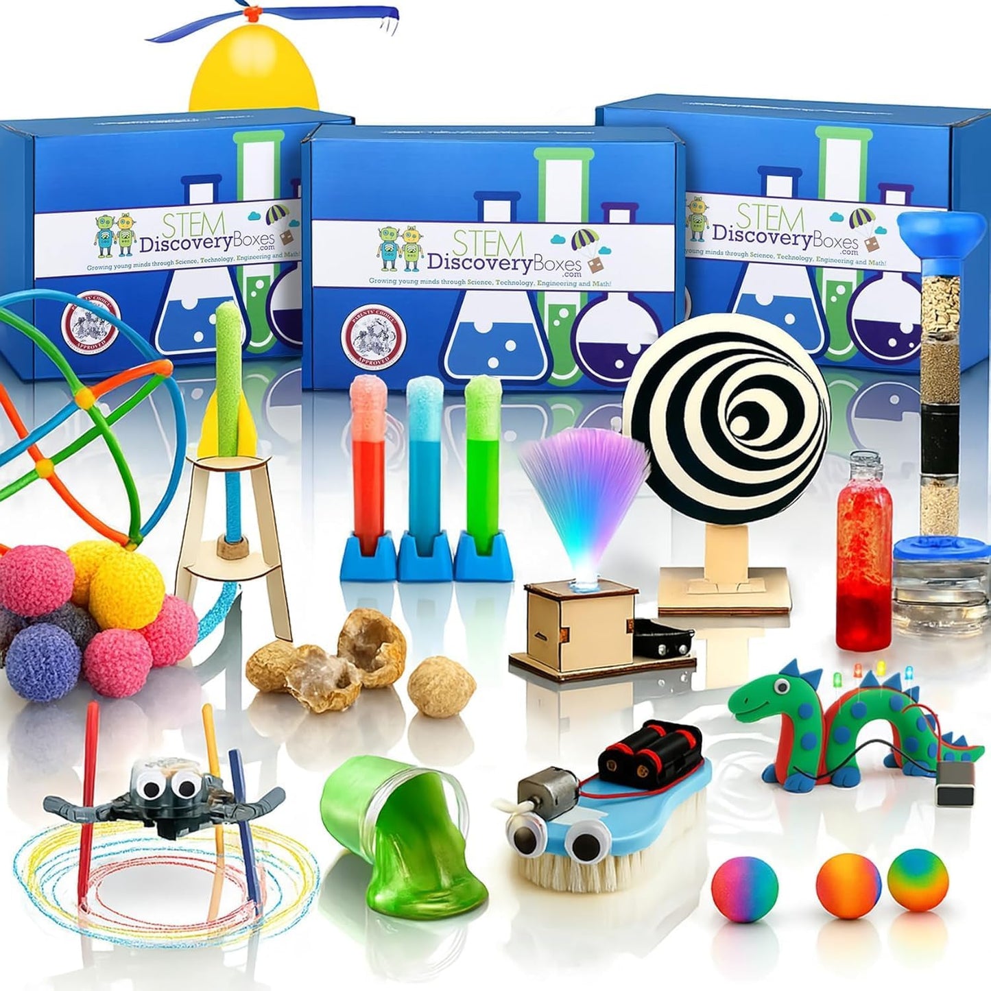 – 3 Month Subscription | 3 Science Kits, 9 Total Hands-On STEM Projects | Educational Building Learning Toys & Activities for Kids Ages 7-12 | Boys & Girls Gift