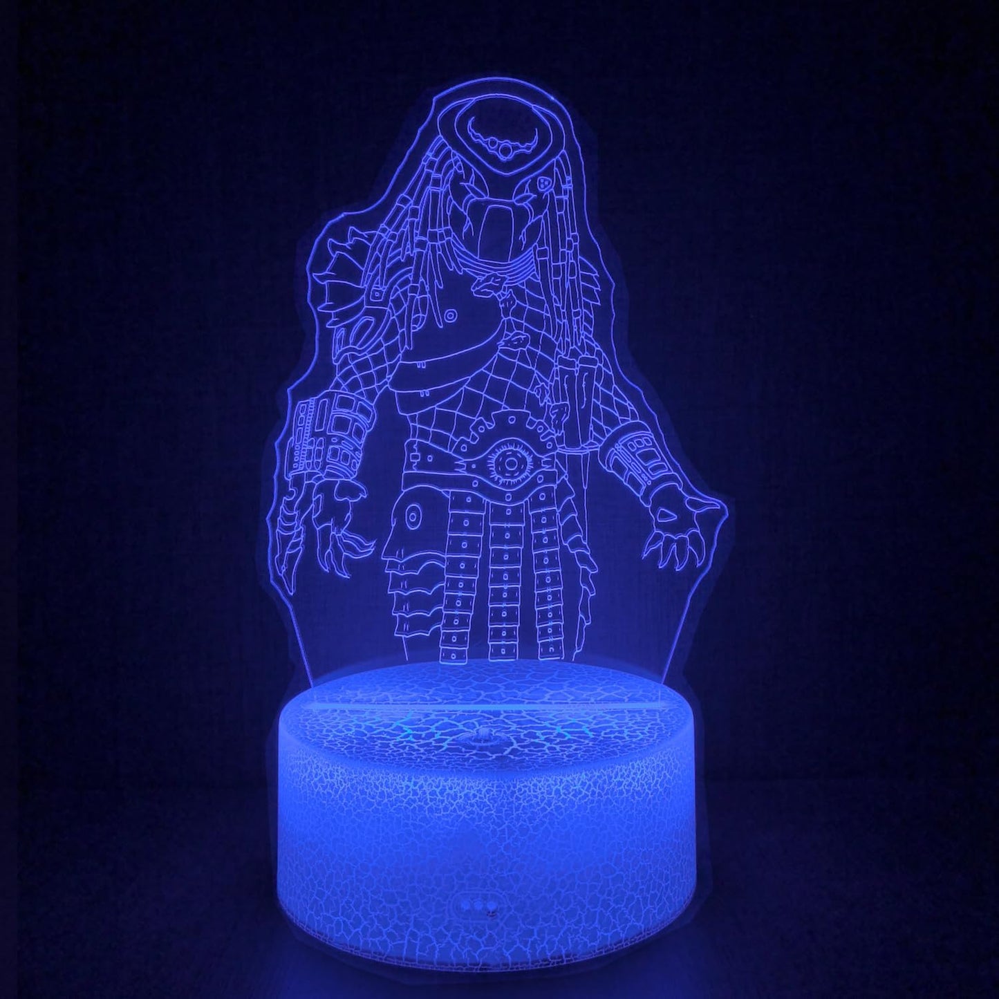 3D Alien Night Light, Horror Monster Illusion Table Lamp with 16 Colors Remote Control Touch Lamp LED USB Night Light Desk Lamps Room Decorations Home D¨¦cor