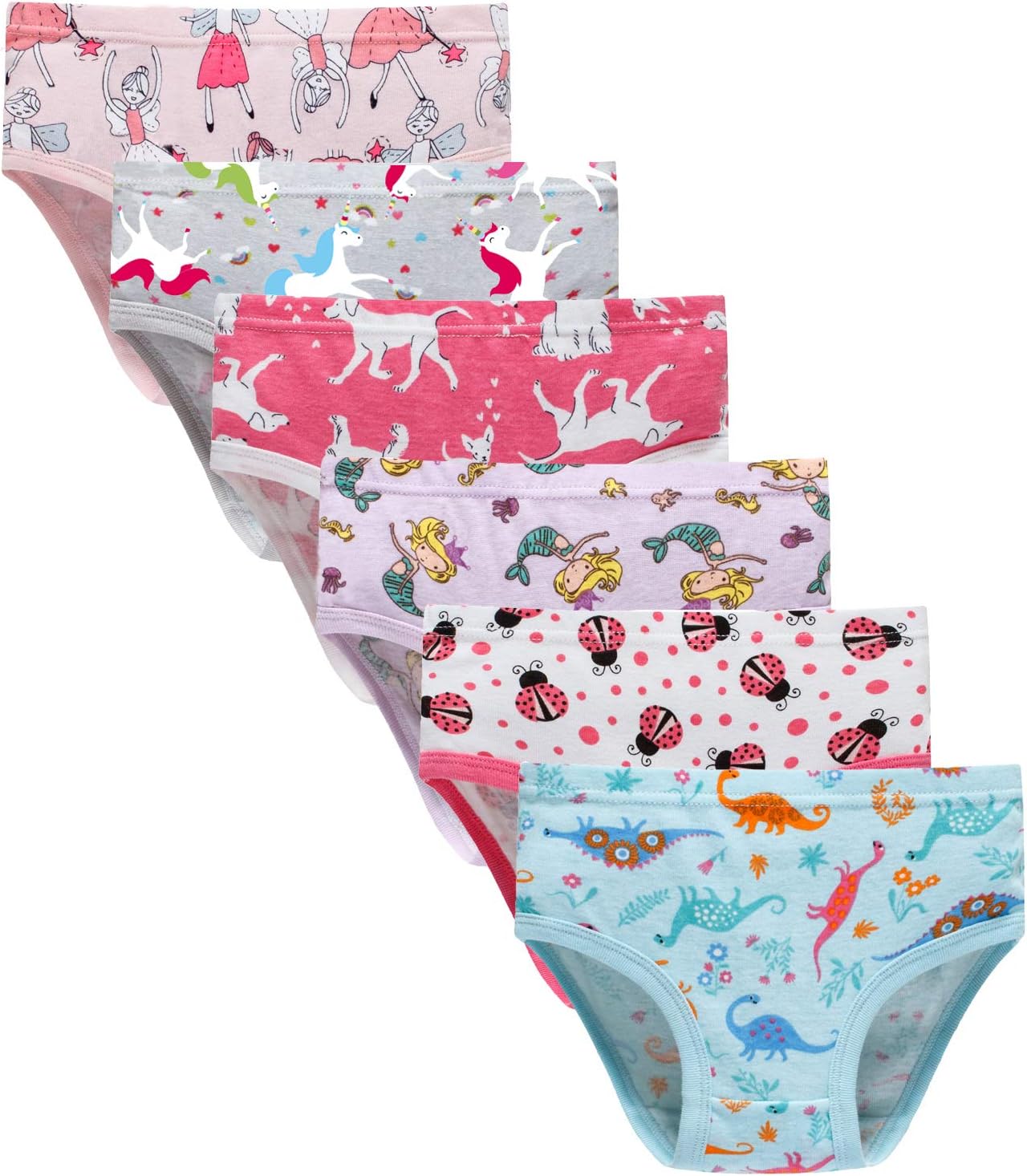 Boboking Soft Cotton Underwear Toddler Girls'Briefs Soft Undies