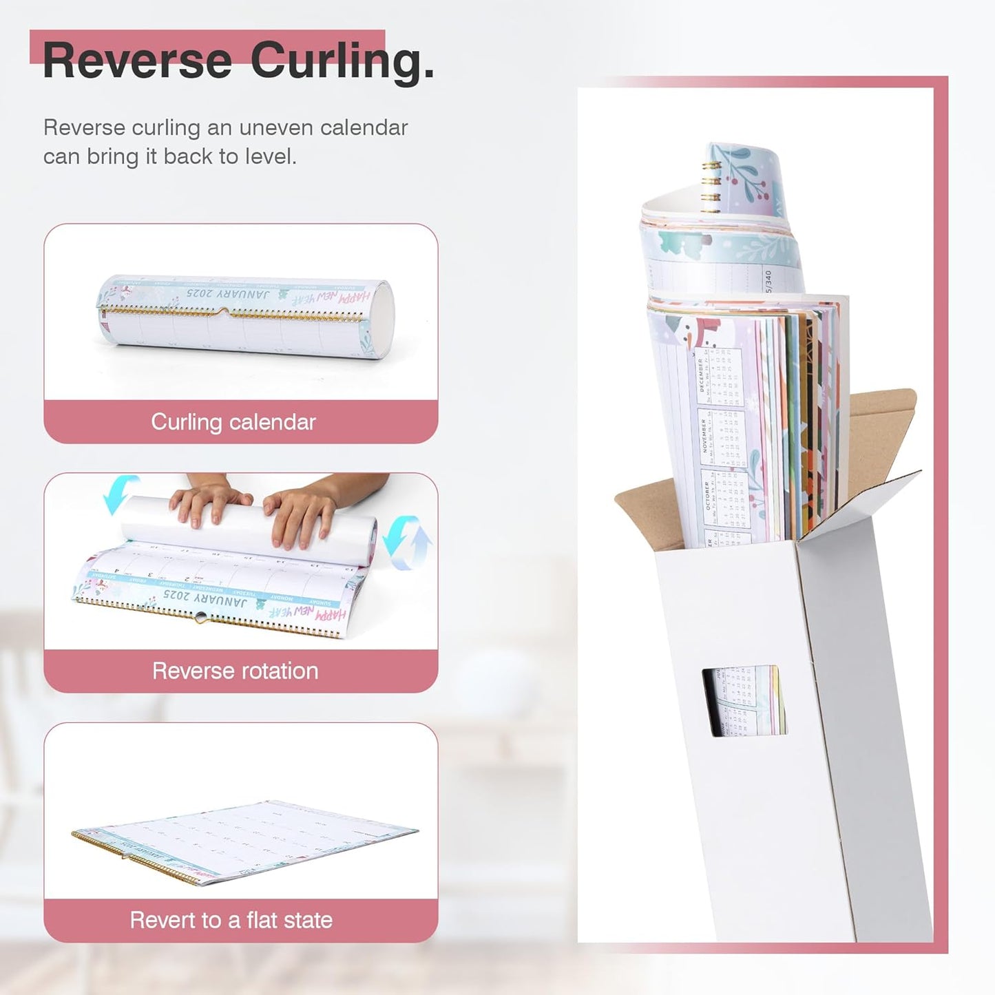 Wall Calendar 2025-2026 Large with Spiral Bound, 18 Month Big Calendar from Jan 2025 to Jun 2026, Vertical Large Monthly Desk Calendar 2025-2026 for Wall, Calendario 2025 (17"x22")