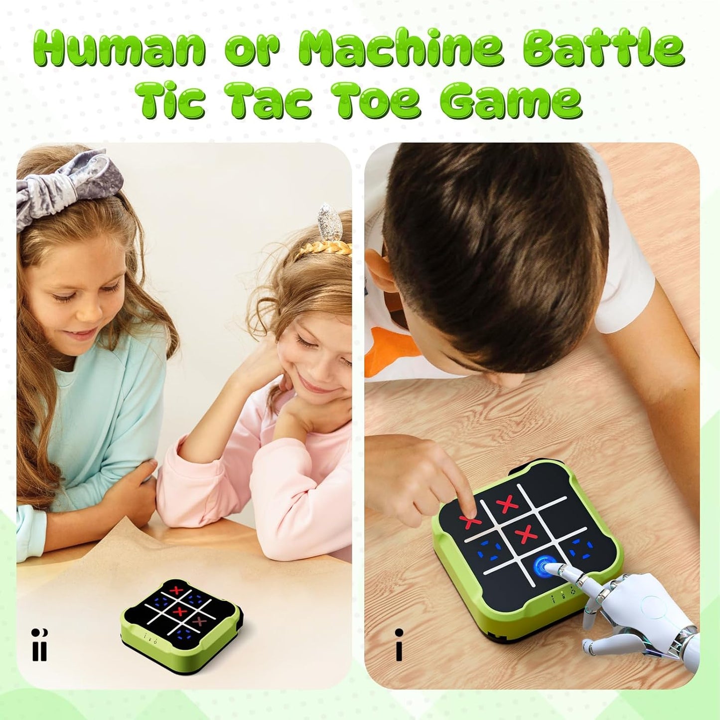 Electronic Tic Tac Toe Bolt Game, Handheld Digital Board Game, Electric Puzzle Game for Educational and Memory Growth, Portable Travel Games for Car Ride, Gift Ideal for Kids and Adults