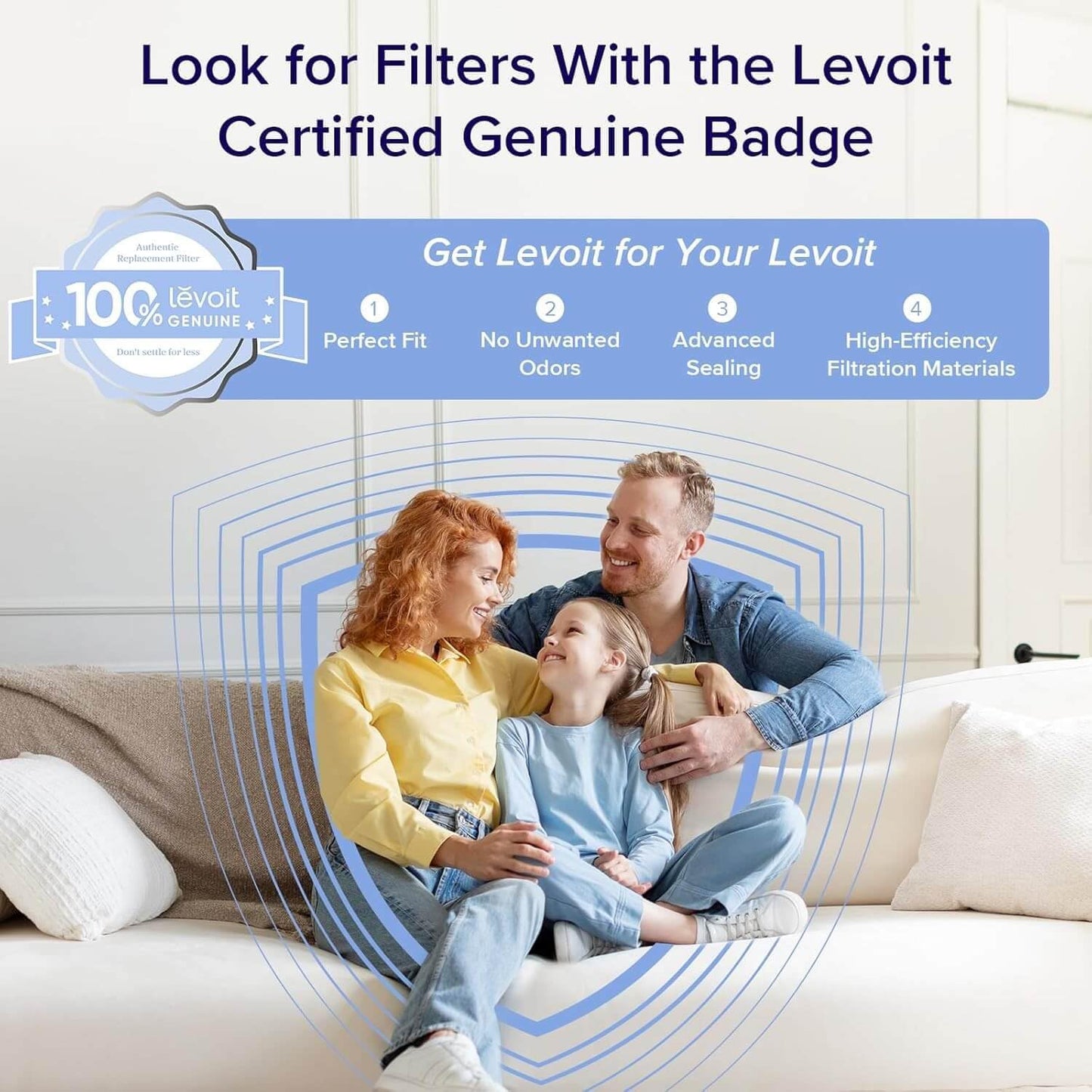 LEVOIT Air Purifiers for Home, Large Rooms Up to 2933 Ft² With HEPA Sleep Mode, AHAM VERIFIDE, Smart WIFI, PM2.5 Monitor, 3-in-1 Filter For Smoke, Pet Allergies, Dust, Alexa Control, Core 600S-P, Gray