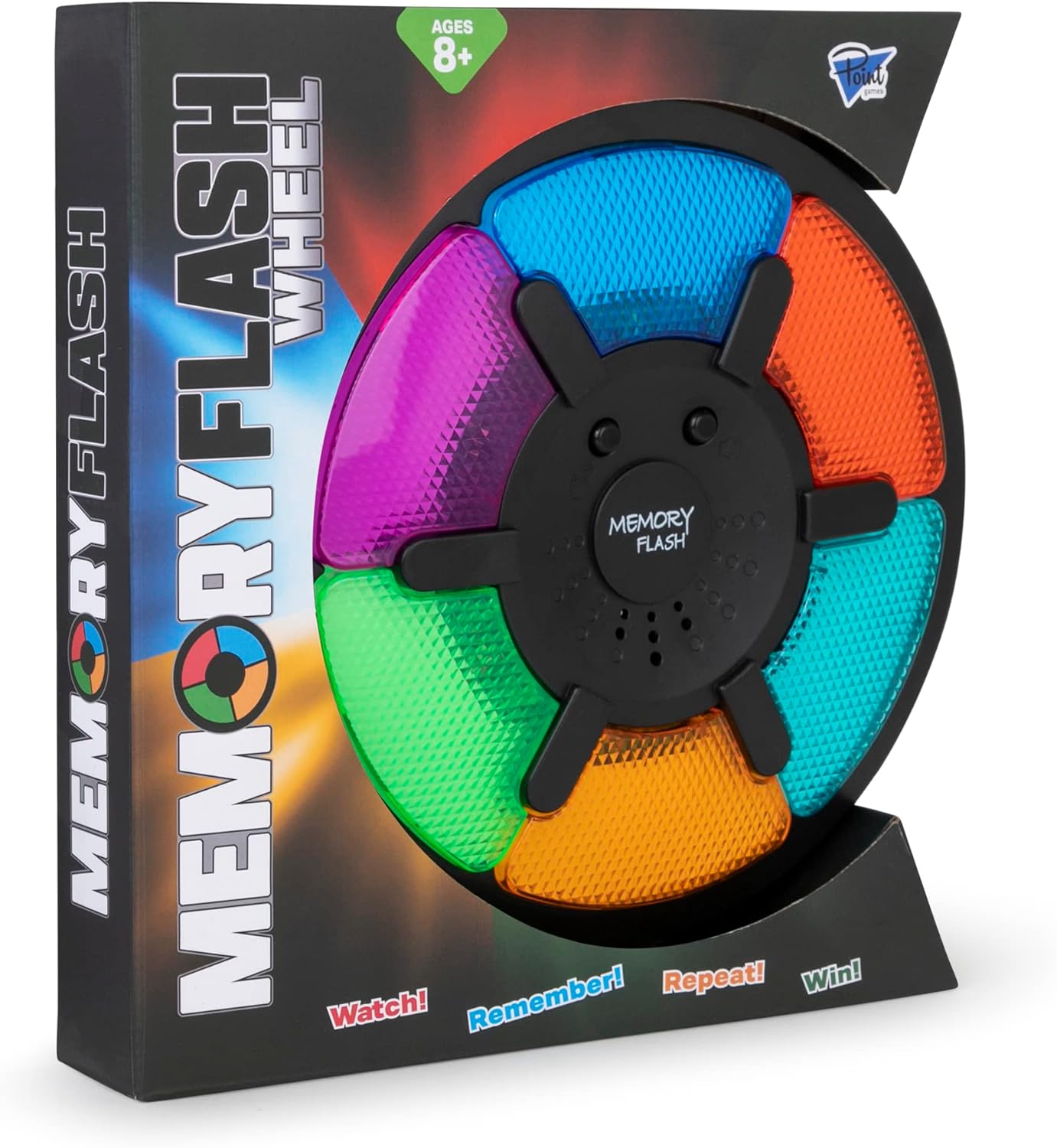 Point Games Handheld Memory Game, Kids Electronic Games, Sequence Fun for Kids with Lights & Sounds, Brain Challenge for Boys & Girls Ages 8+