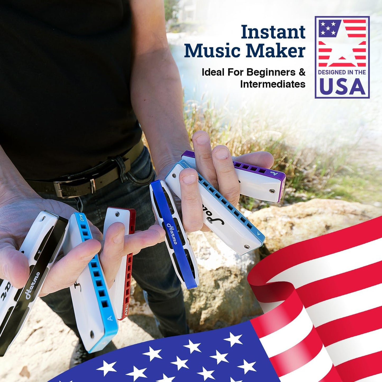 Harmo Polar Super Country harmonica - C