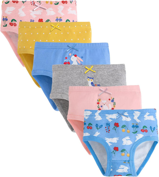 Boboking Soft Cotton Underwear Toddler Girls'Briefs Soft Undies